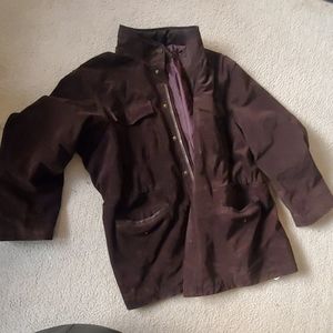 Jcrew brown suede mens jacket xl